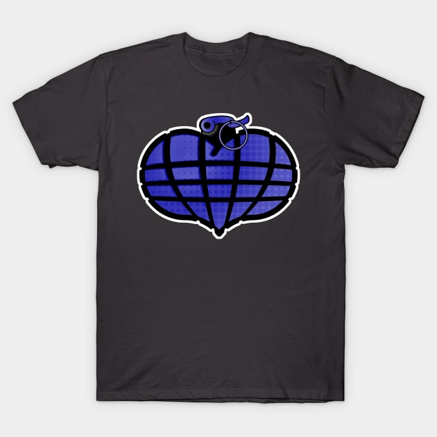 Heart Grenade-B T-Shirt by districtNative